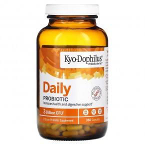 Kyolic, Kyo-Dophilus, пробиотик для ежедневного приема, 3 млрд КОЕ, 360 капсул в Москве - eco-herb.ru | фото