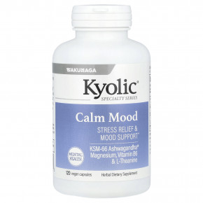 Kyolic, Specialty Series, для спокойного настроения, 120 веганских капсул - подробнее Kyolic, Specialty Series, для спокойного настроения, 120 веганских капсул - описание