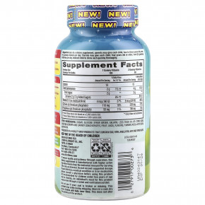 L'il Critters, Mythical Creatures, для поддержки костей, кальций и жевательные таблетки D3, шмель, кислая синяя малина, 120 жевательных таблеток в Москве - eco-herb.ru | фото