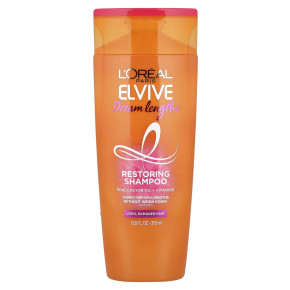L'Oréal, Elvive, Dream Lengths, восстанавливающий шампунь, для длинных, поврежденных волос, 375 мл (12,6 жидк. Унции) в Москве - eco-herb.ru | фото