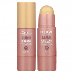 L'Oréal, Lumi, хайлайтер-стик Le Glow, 635 Glowy Golden Couture, 6,5 г (0,22 унции) - описание | фото