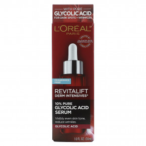 L'Oréal, Revitalift Derm Intensives, сыворотка с 10% чистой гликолевой кислотой, без отдушек, 30 мл (1 жидк. унц.) в Москве - eco-herb.ru | фото