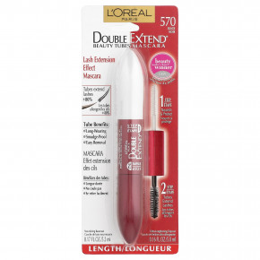 L'Oréal, тушь для ресниц Double Extension® Beauty Tubes®, оттенок 570 черный, 5,2 мл (0,17 жидк. унции) в Москве - eco-herb.ru | изображение L'Oréal, тушь для ресниц Double Extension® Beauty Tubes®, оттенок 570 черный, 5,2 мл (0,17 жидк. унции) в Москве - eco-herb.ru | фото