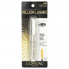 L'Oréal, Тушь для ресниц Voluminous Million Lashes, угольно-черная 635, 9 мл в Москве - eco-herb.ru | изображение L'Oréal, Тушь для ресниц Voluminous Million Lashes, угольно-черная 635, 9 мл в Москве - eco-herb.ru | фото