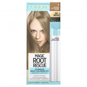 L'Oréal, Magic Root Rescue, 10-минутный набор для окрашивания корней, 7 темный блонд, 1 нанесение - описание