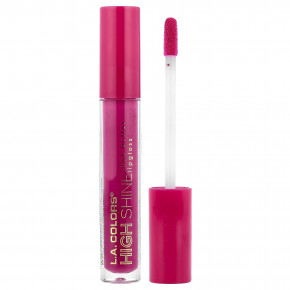 L.A. Colors, High Shine, блеск для губ с маслом ши, CLG945 Irresistious, 4 г (0,14 унции) - описание