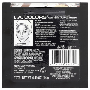 L.A. Colors, Sculpt + Contour, палитра для контурирования из 4 оттенков, CPF638 Shape It Up, 14 г (0,49 унции) в Москве - eco-herb.ru | изображение L.A. Colors, Sculpt + Contour, палитра для контурирования из 4 оттенков, CPF638 Shape It Up, 14 г (0,49 унции) в Москве - eco-herb.ru | фото