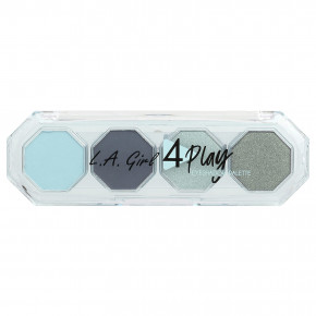 L.A. Girl, 4 Play, палитра теней для век, GES231 All Nighter, 3,2 г (0,11 унции) - описание