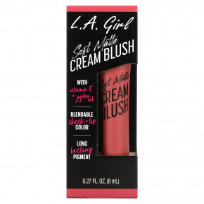 L.A. Girl, Мягкие матовые кремовые румяна, GBL444 Kiss Up, 8 мл (0,27 жидк. унц.) в Москве - eco-herb.ru | изображение L.A. Girl, Мягкие матовые кремовые румяна, GBL444 Kiss Up, 8 мл (0,27 жидк. унц.) в Москве - eco-herb.ru | фото