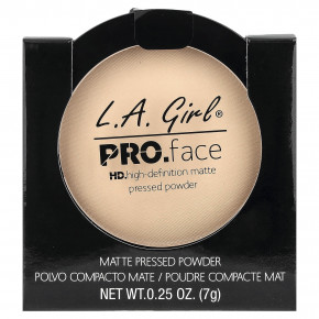 L.A. Girl, PRO. Матовая прессованная пудра для лица, GPP602 Classic, слоновая кость, 7 г (0,25 унции) в Москве - eco-herb.ru | фото