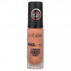 L.A. Girl, PRO.color, пигмент для смешивания тонального крема, GLM713 оранжевый, 30 мл (1 жидк. унция) - описание