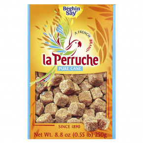 La Perruche, Кусочки необработанного тростникового сахара, 250 г (8,8 унции) - описание | фото