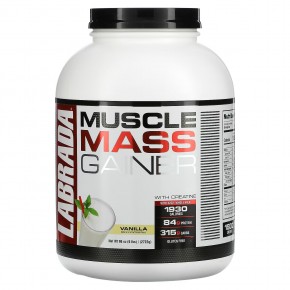 Labrada Nutrition, Средство набора мышечной массы с креатином, ваниль, 2722 г в Москве - eco-herb.ru | фото
