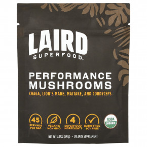 Laird Superfood, Производительные грибы, 90 г (3,17 унции) в Москве - eco-herb.ru | фото