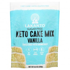 Lakanto, Keto Cake Mix, Vanilla, 8.8 oz (250 g) в Москве - eco-herb.ru | фото