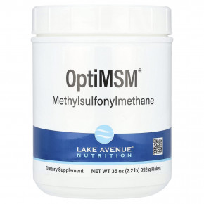 Lake Avenue Nutrition, OptiMSM® в хлопьях, 992 г (35 унций) - описание | фото