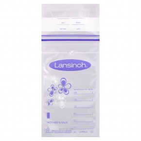 Lansinoh, пакеты для хранения грудного молока, 25 стерильных пакетов в Москве - eco-herb.ru | фото