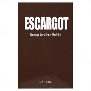 Lapcos, Escargot Damage Care Sheet Mask Set, 5 шт., 27 мл (0,91 жидк. унц.) в Москве - eco-herb.ru | фото