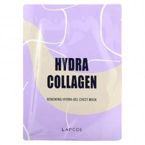 Lapcos, Hydra Collagen, Renewing Hydra-Gel Chest Beauty Mask, 1 Sheet, 1.14 oz (40 g) в Москве - eco-herb.ru | фото