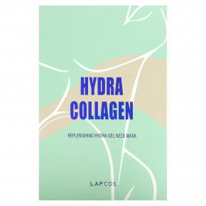 Lapcos, Hydra Collagen, восстанавливающая гидрогелевая маска для шеи, 5 шт. По 15 г (0,53 унции) в Москве - eco-herb.ru | фото