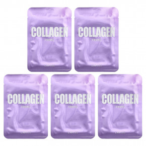 Lapcos, набор тканевых масок для упругости кожи с коллагеном, 5 шт. по 25 мл (0,84 жидк. унции) - описание