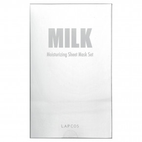 Lapcos, набор увлажняющих тканевых масок, молочный, 5 масок по 30 мл (1,01 жидк. унции) в Москве - eco-herb.ru | фото