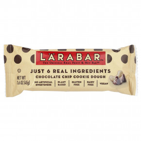 Larabar, Real Fruit & Nut Bar™, батончик с шоколадной крошкой, 6 батончиков по 45 г (1,6 унции) в Москве - eco-herb.ru | изображение Larabar, Real Fruit & Nut Bar™, батончик с шоколадной крошкой, 6 батончиков по 45 г (1,6 унции) в Москве - eco-herb.ru | фото