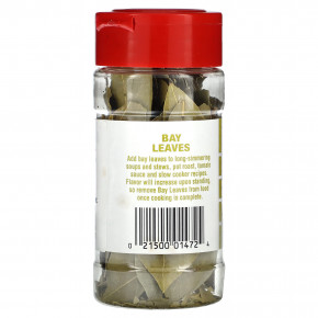 Lawry's, лавровый лист, 3 г (0,12 унции) в Москве - eco-herb.ru | фото