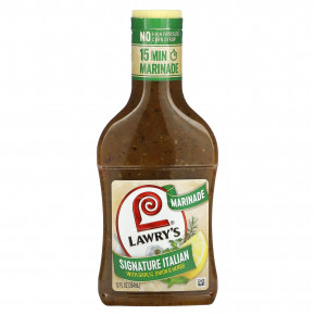 Lawry's, маринад, фирменный итальянский, с чесноком, луком и травами, 354 мл (12 жидк. унций) в Москве - eco-herb.ru | фото