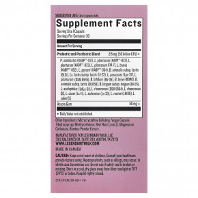 Legendairy Milk, Hot Girl Ish ™, пребиотик, пробиотик, постбиотик, 50 млрд КОЕ, 30 веганских капсул в Москве - eco-herb.ru | фото