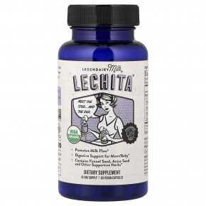 Legendairy Milk, Lechita®, 60 веганских капсул - описание | фото
