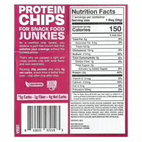 Legendary Foods, протеиновые чипсы, барбекю, 7 пачек по 34 г (1,2 унции) в Москве - eco-herb.ru | фото