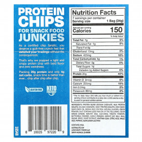 Legendary Foods, протеиновые чипсы, ранч, 7 пачек по 34 г (1,2 унции) в Москве - eco-herb.ru | фото