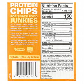 Legendary Foods, протеиновые чипсы, сыр начо, 7 пачек по 34 г (1,2 унции) в Москве - eco-herb.ru | фото