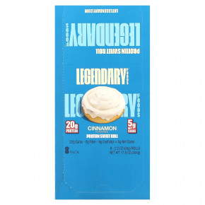 Legendary Foods, Сладкий булочка с протеином, корица, 8 пакетиков по 63 г (2,2 унции) в Москве - eco-herb.ru | фото