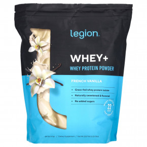 Legion Athletics, Whey +, порошок из сывороточного протеина, французская ваниль, 2267,96 г (5 фунтов) в Москве - eco-herb.ru | фото