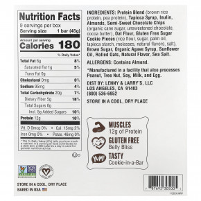 Lenny & Larry's, Cookie-Fied® Bar, батончик с шоколадной крошкой, 9 шт. по 45 г (1,59 унции) в Москве - eco-herb.ru | изображение Lenny & Larry's, Cookie-Fied® Bar, батончик с шоколадной крошкой, 9 шт. по 45 г (1,59 унции) в Москве - eco-herb.ru | фото