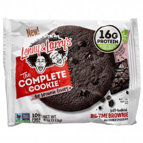 Lenny & Larry's, The Complete Cookie®, Big Time Brownie, 12 видов печенья, 113 г (4 унции) в Москве - eco-herb.ru | изображение Lenny & Larry's, The Complete Cookie®, Big Time Brownie, 12 видов печенья, 113 г (4 унции) в Москве - eco-herb.ru | фото