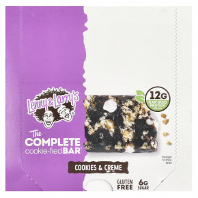 Lenny & Larry's, The Complete Cookie-Fied Bar®, печенье и крем, 9 батончиков, 45 г (1,59 унции) в Москве - eco-herb.ru | фото