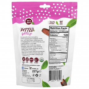 Let's Date, Органические финики без косточек, 227 г (8 унций) в Москве - eco-herb.ru | изображение Let's Date, Органические финики без косточек, 227 г (8 унций) в Москве - eco-herb.ru | фото