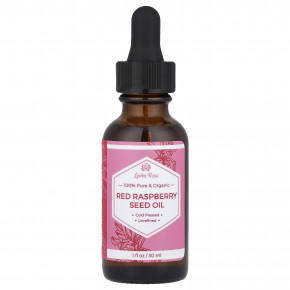 Leven Rose, на 100% чистое и органическое масло из семян красной малины, 30 мл (1 жидк. унция) - описание | фото