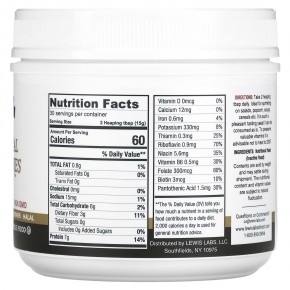 Lewis Labs, Nutritional Yeast Flakes, 16 oz (454 g) в Москве - eco-herb.ru | фото