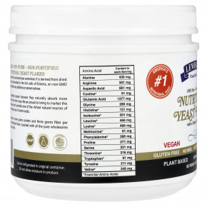Lewis Labs, Nutritional Yeast Flakes, Cheesy Nutty, 16 oz (454 g) в Москве - eco-herb.ru | фото