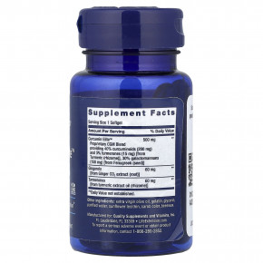 Life Extension, Advanced Curcumin Elite™, экстракт куркумы, имбирь и турмероны, 30 капсул в Москве - eco-herb.ru | фото