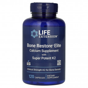 Life Extension, Bone Restore Elite, восстановление костей, 120 капсул в Москве - eco-herb.ru | фото