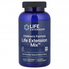 Children's Formula, Life Extension Mix™, натуральные ягоды, 120 жевательных таблеток - описание | фото