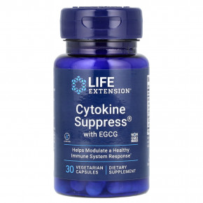 Life Extension, Cytokine Suppress® с EGCG, 30 вегетарианских капсул в Москве - eco-herb.ru | изображение Life Extension, Cytokine Suppress® с EGCG, 30 вегетарианских капсул в Москве - eco-herb.ru | фото