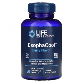 Life Extension, EsophaCool, с ягодным вкусом, 60 вегетарианских жевательных таблеток в Москве - eco-herb.ru | фото