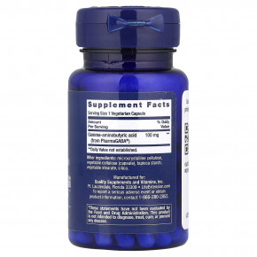 Life Extension, ГАМК, 60 вегетарианских капсул в Москве - eco-herb.ru | фото