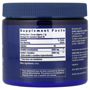 Life Extension, креатин и ацетил-L-карнитин, Energy Plus, 233 г (0,51 фунта) в Москве - eco-herb.ru | изображение Life Extension, креатин и ацетил-L-карнитин, Energy Plus, 233 г (0,51 фунта) в Москве - eco-herb.ru | фото